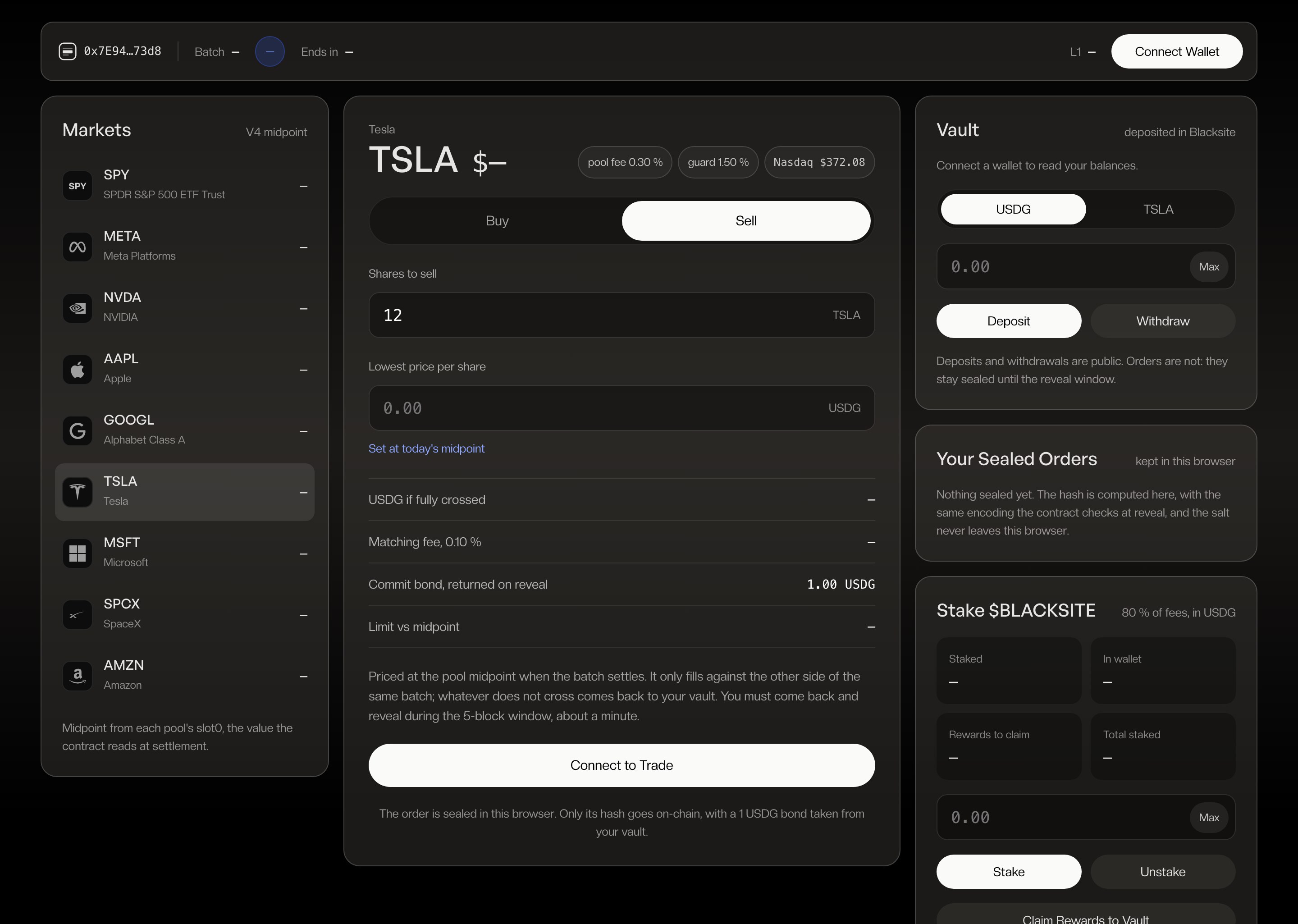 The Blacksite app
